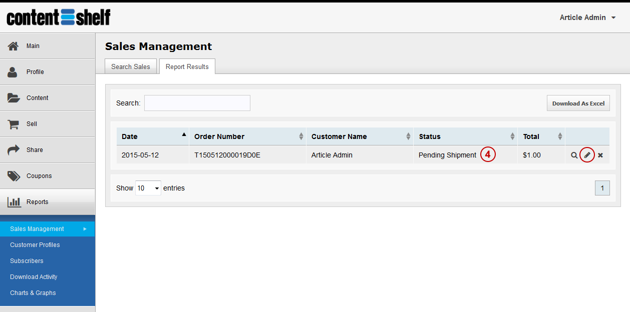 Shipping and Tracking Management